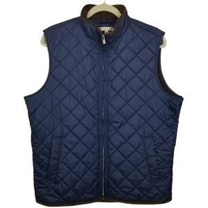 Peter Millar Hudson Lightweight Blue Quilted Vest